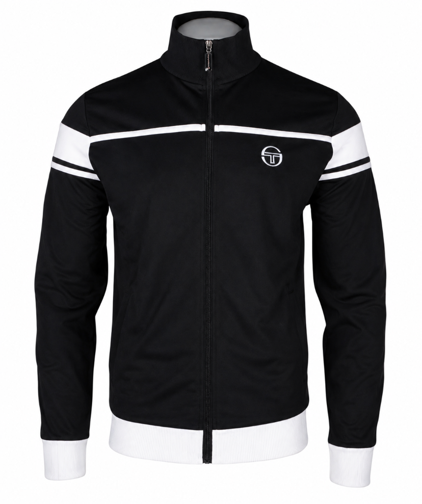 Sergio Tacchini Damarindo Track Top – Retro Casual Full Zip Jacket