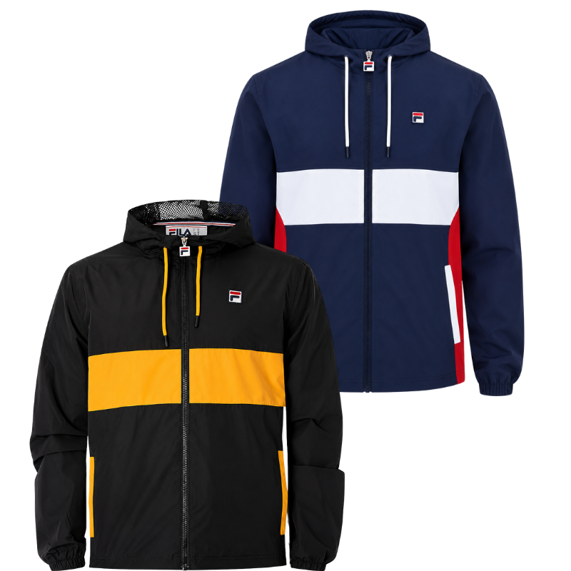FILA Bianco Anorak Mens Jacket - Windbreaker