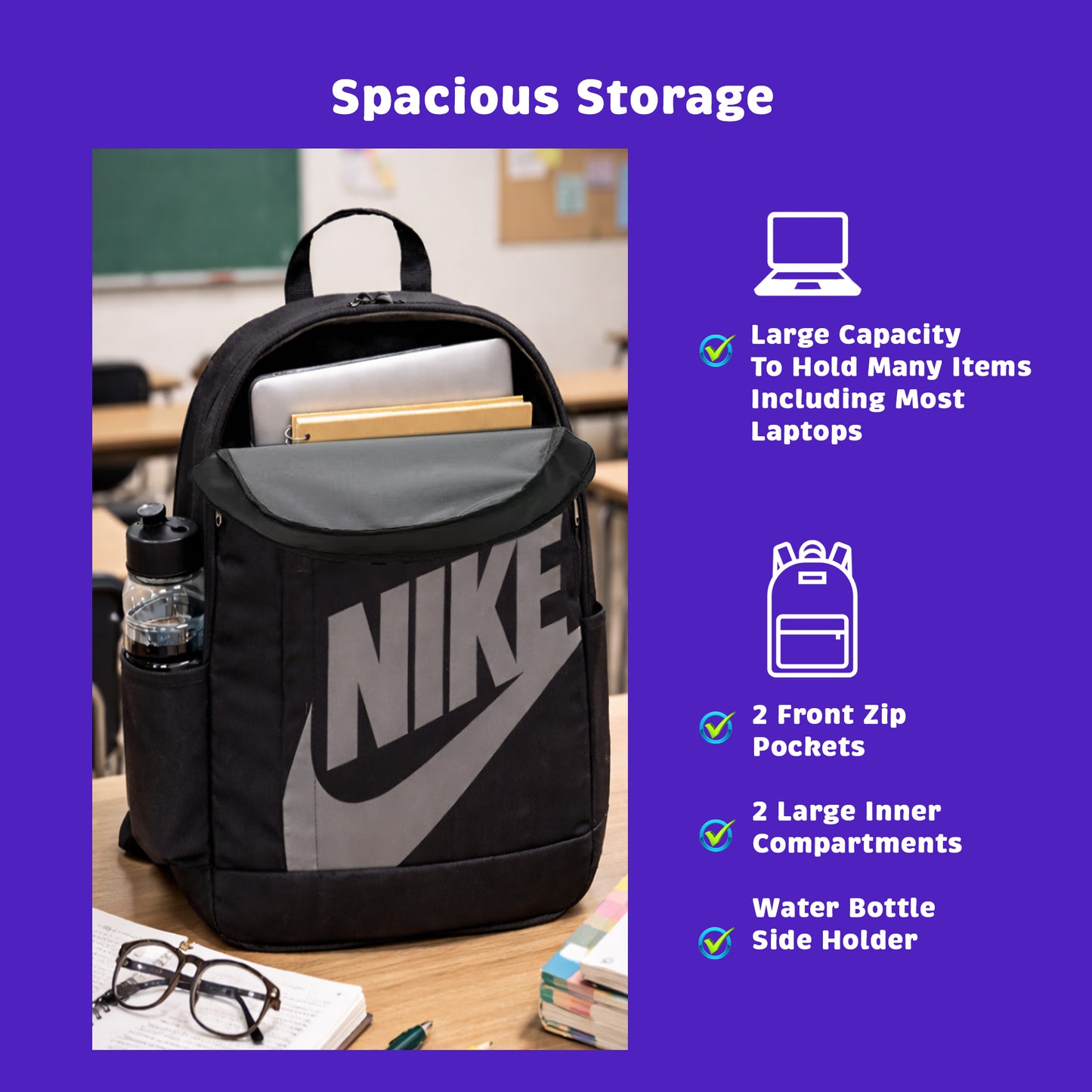 Nike Elemental 2.0 Backpack Anthracite