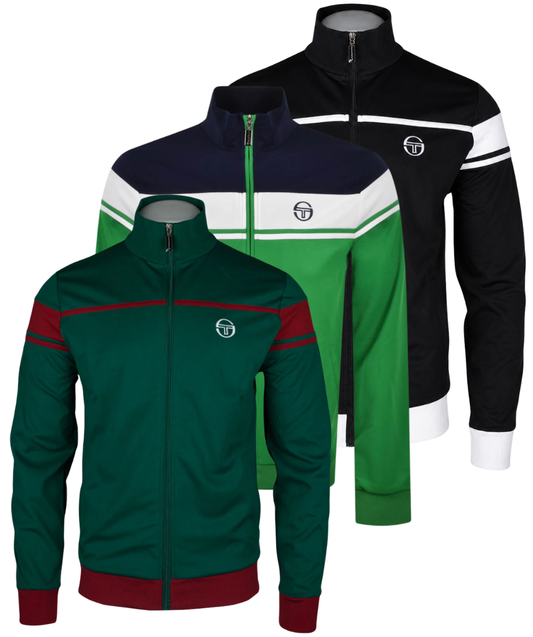 Sergio Tacchini Damarindo Track Top – Retro Casual Full Zip Jacket