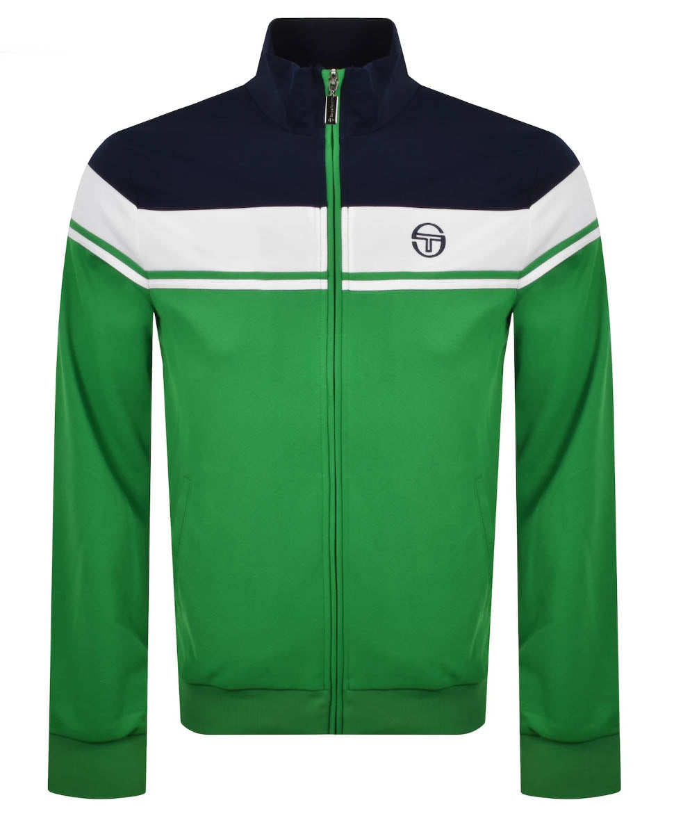 Sergio Tacchini Damarindo Track Top – Retro Casual Full Zip Jacket