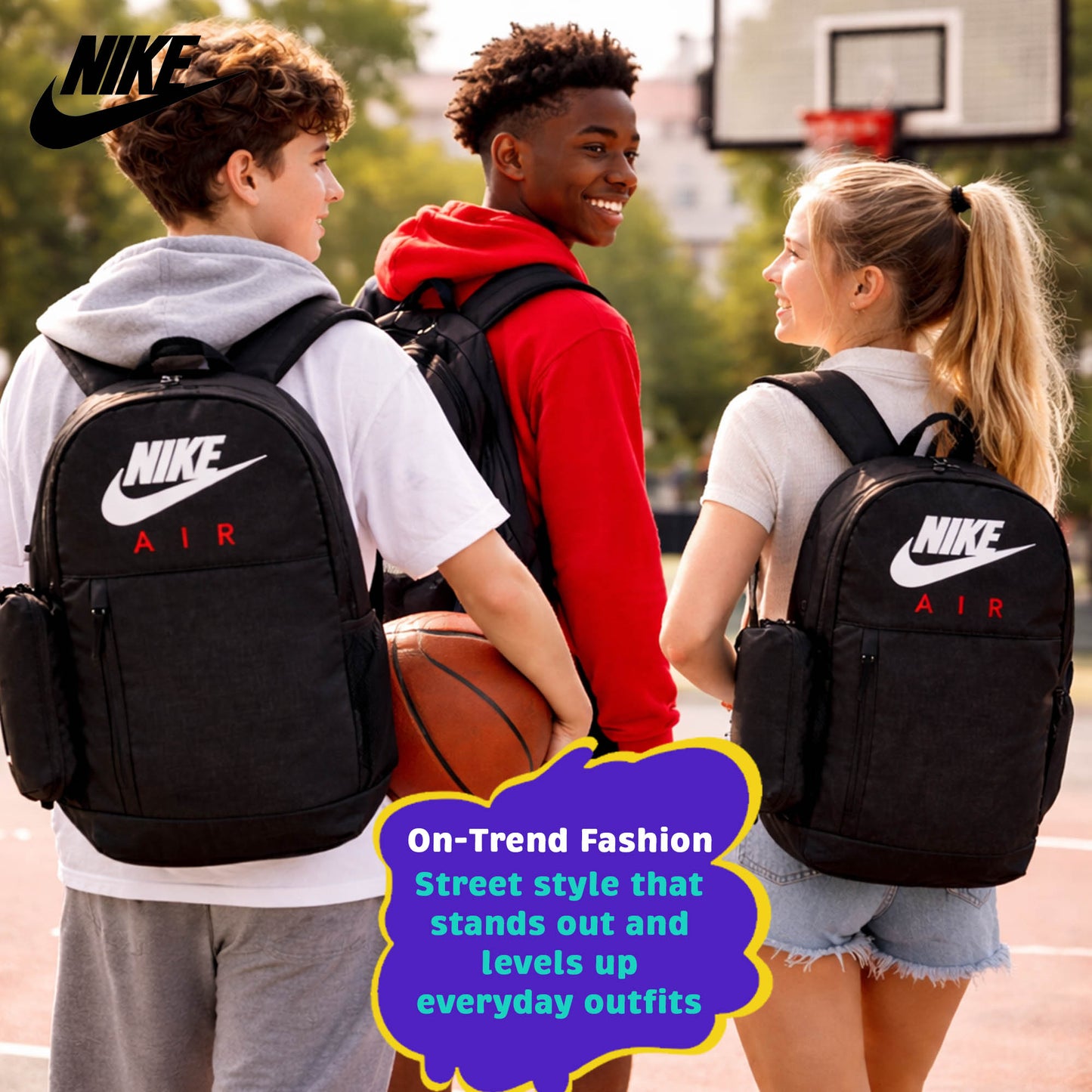 Nike Air Backpack Black / White