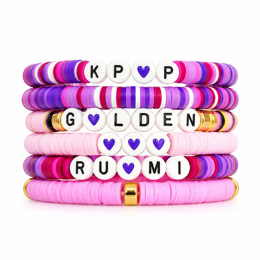 Rumi KPOP Demon Hunters Friendship Bracelet 5-Piece Set