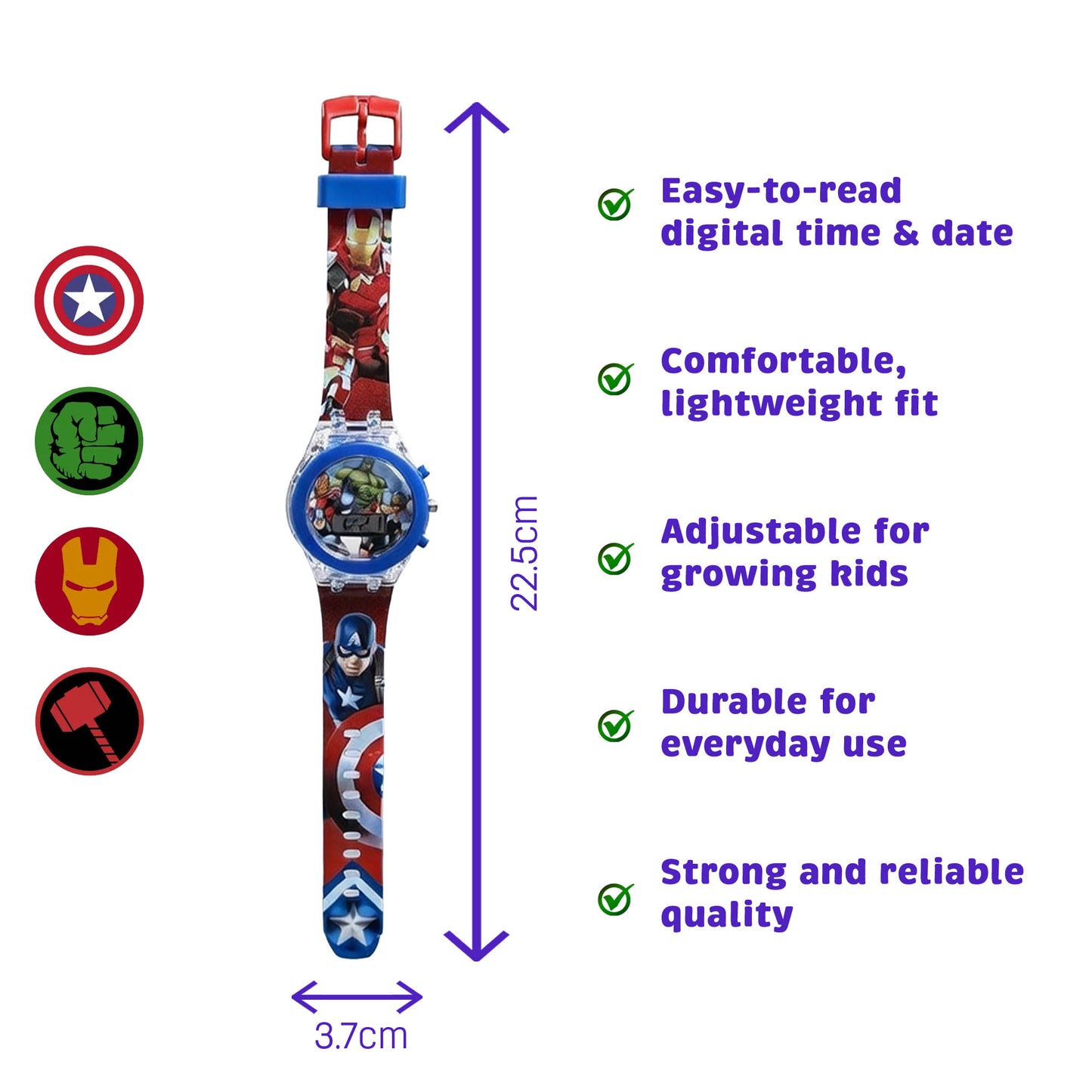Marvel Avengers Kids Digital Watch