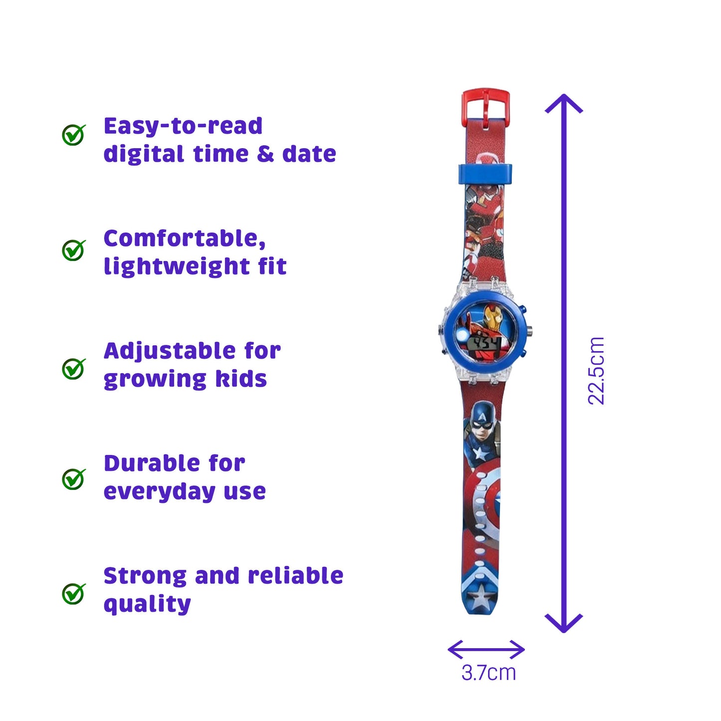 Marvel Iron Man Kids Digital Watch